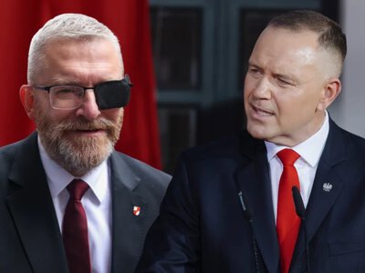 Chce współpracować z Braunem. Szłapka wskazał na Nawrockiego