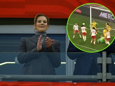 Ewa Pajor dała sygnał do ataku. Ważny gol. Tak zareagowała Marta Nawrocka