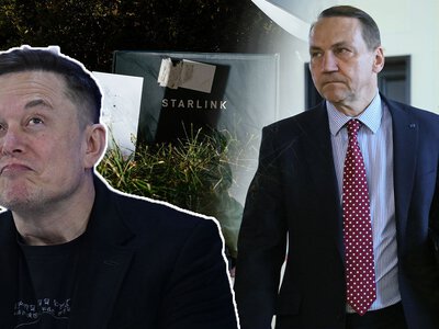 SpaceX „przyciął” internet ze Starlinków Ukrainie. Sikorski napisał do Muska