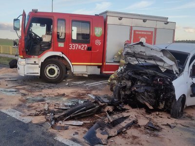 Tragiczny wypadek pod Gdańskiem. Jedna osoba nie żyje, droga zablokowana