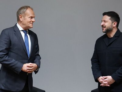 Zełenski dziękuje Polsce. Wymowny wpis Tuska po spotkaniu w Brukseli