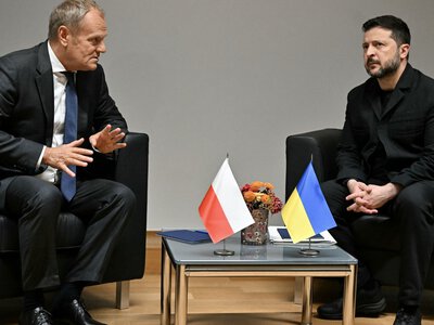 „Jestem tutaj po to, żeby ci to zagwarantować . Tusk spotkał się z Zełenskim