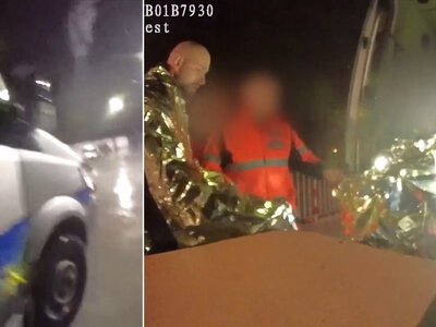 Bohaterska postawa policjantów w Niechorzu. Wskoczyli do lodowatej wody, by ratować życie