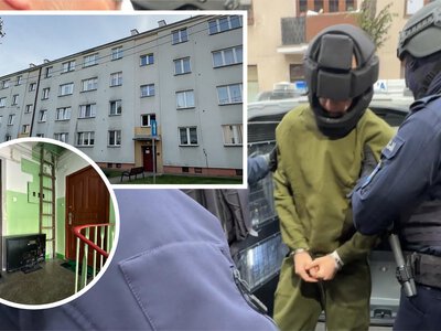Śmierć ojca nożownika z Ostrołęki. Sąsiedzi zdradzają: Stał oparty o radiowóz i się śmiał