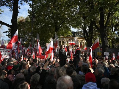 Rządzi jakaś ponura banda. Protest przed Trybunałem Konstytucyjnym