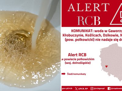 Woda niezdatna do spożycia. Alert dla części powiatu polkowickiego