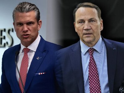 Burza o słowa Hegsetha. Reaguje Sikorski, europoseł apeluje do Nawrockiego