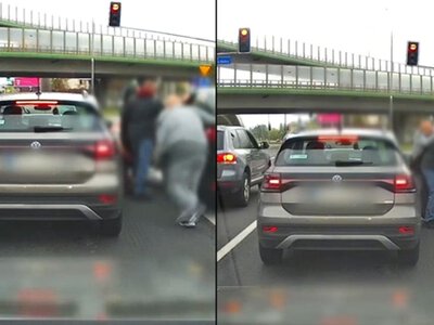 Furiat z Porsche zidentyfikowany. Pobił seniorkę i ruszył na czerwonym świetle
