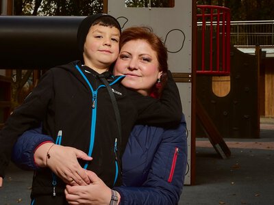 Podczas alarmu chory Rafał trafił do piwnicy. Barbara bała się o jego życie