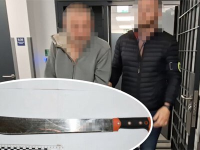 Z maczetą na sąsiada. Poszkodowany w szpitalu, agresor zatrzymany