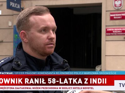 Obława za nożownikiem w Warszawie