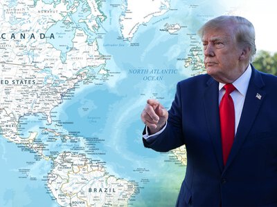 Trump zadzwonił do Google Maps. „Oceany są inne, sir”