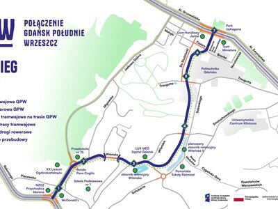 Gdańsk rozpoczyna największą inwestycję od Euro 2012. Nowa linia tramwajowa połączy południe z Wrzeszczem