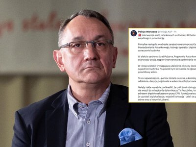 Służby pod drzwiami dziennikarza TV Republika. Jest oświadczenie policji