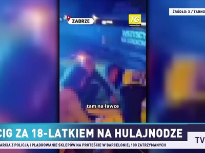 Nastolatek na hulajnodze elektrycznej zderzył się z policją