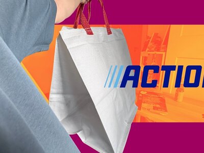 Kupiłem worek na gruz z Action. Na butelki kaucyjne