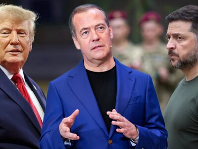 Absurdalne tezy Miedwiediewa i jasne wezwanie dla Trumpa. Zająć się Zełenskim
