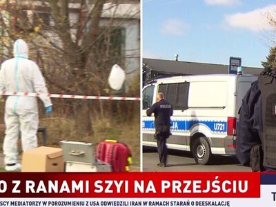Ciało mężczyzny koło przejścia dla pieszych w Poznaniu