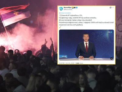 Koniec rządów Vučicia. Prezenter wiadomości zaskoczył widzów
