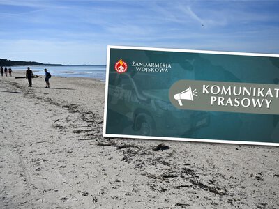 Dron runął do Bałtyku. Żandarmeria alarmuje