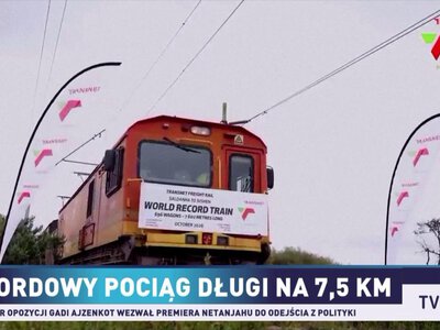 RPA: Pociąg rekordzista mierzy aż 7,5 kilometra