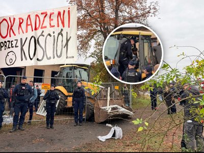 Kościół sprzedał osiedle. Na miejscu wrze. Interweniowała policja