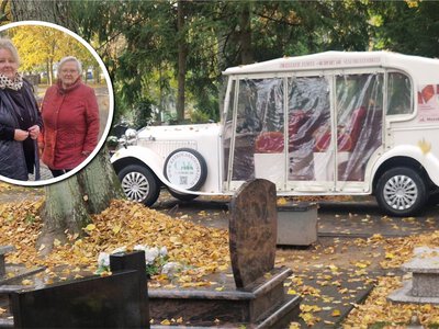 Latem woziły turystów. Teraz pojadą po kołobrzeskim cmentarzu. To jest świetny pomysł