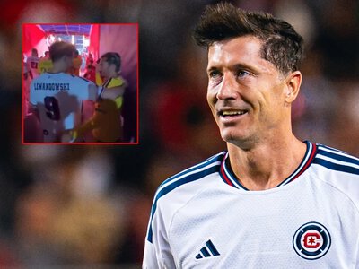 Lewandowski nagrany w tunelu. Minuty przed meczem Fire. Wyjątkowe spotkanie