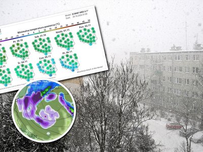 Śnieg nie tylko w górach już za kilka dni. Prognoza pogody wskazuje konkretną datę