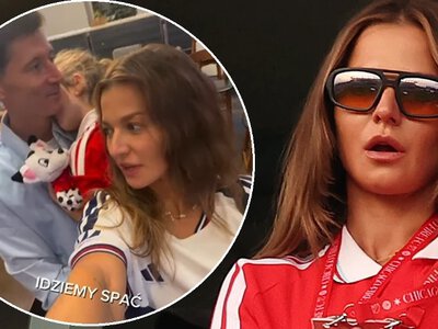 Anna Lewandowska dokazuje za kulisami meczu Roberta. Sprzedam dziecko