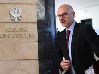 Wpadł z impetem na sędzię. Maciej Berek o wizycie prezydenta w TK